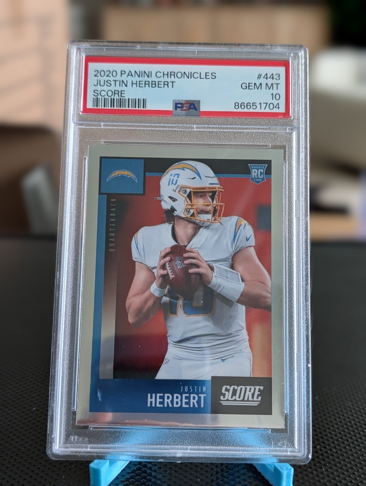 2020 Panini Chronicles - Score Update Rookies Justin Herbert #443 (RC)