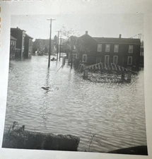 1936 Flood Benwood WV Original Photos– Kodak Verichrome Ohio Valley History RARE