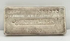 VINTAGE 20 oz ENGELHARD POURED BAR  "5th Annual Silver Salmon Shindig" #351373