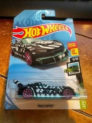 2019 Hot Wheels Speed Blur Track Ripper #34 Black