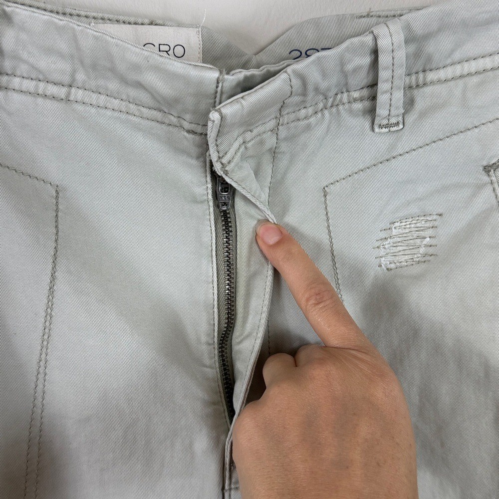 Pilcro Hyphen Patchwork Distressed Barrel Chino P… - image 6