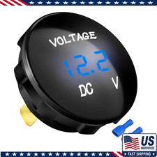 Dc 12v 24v 36v Digital Voltmeter Gauge Waterproof Mini Battery Monitor Indicator Dc 12v 24v 36v Digital Voltmeter Gauge Waterproof Mini Battery Monitor Indicator