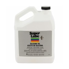 Super Lube 56101 Synthetic Silicone Oil 100 cSt, 1 gal Bottle, Translucent Cl...
