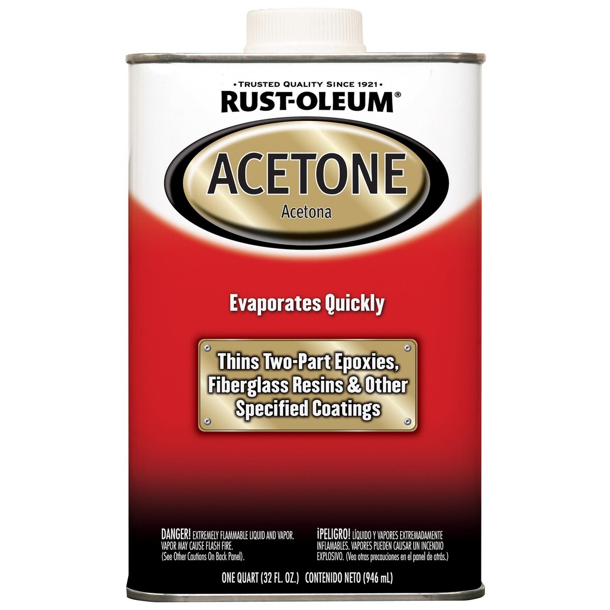 RUST-OLEUM AUTOMOTIVE ACETONE 1 QUART | eBay