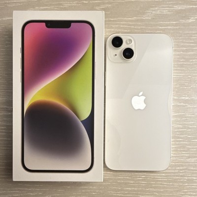 Apple iPhone 14 White Dual Rear Camera Lightning Bar with Box