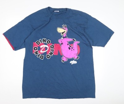 Wellington Apparel Herren Blue Flintstones Cartoon Tee L