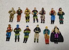 Vintage 1986-1990 G.I. Joe Action Figure Lot of 13 PLEASE READ DESC.