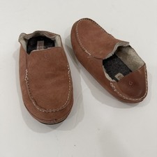 OluKai Nohea Slipper Cedarwood Women's 8 soft comfort leisure slip-ons Leather