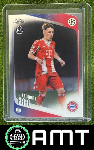 Lennart Karl RC 2025-26 Topps Chrome UEFA CC Bayern Munchen #4