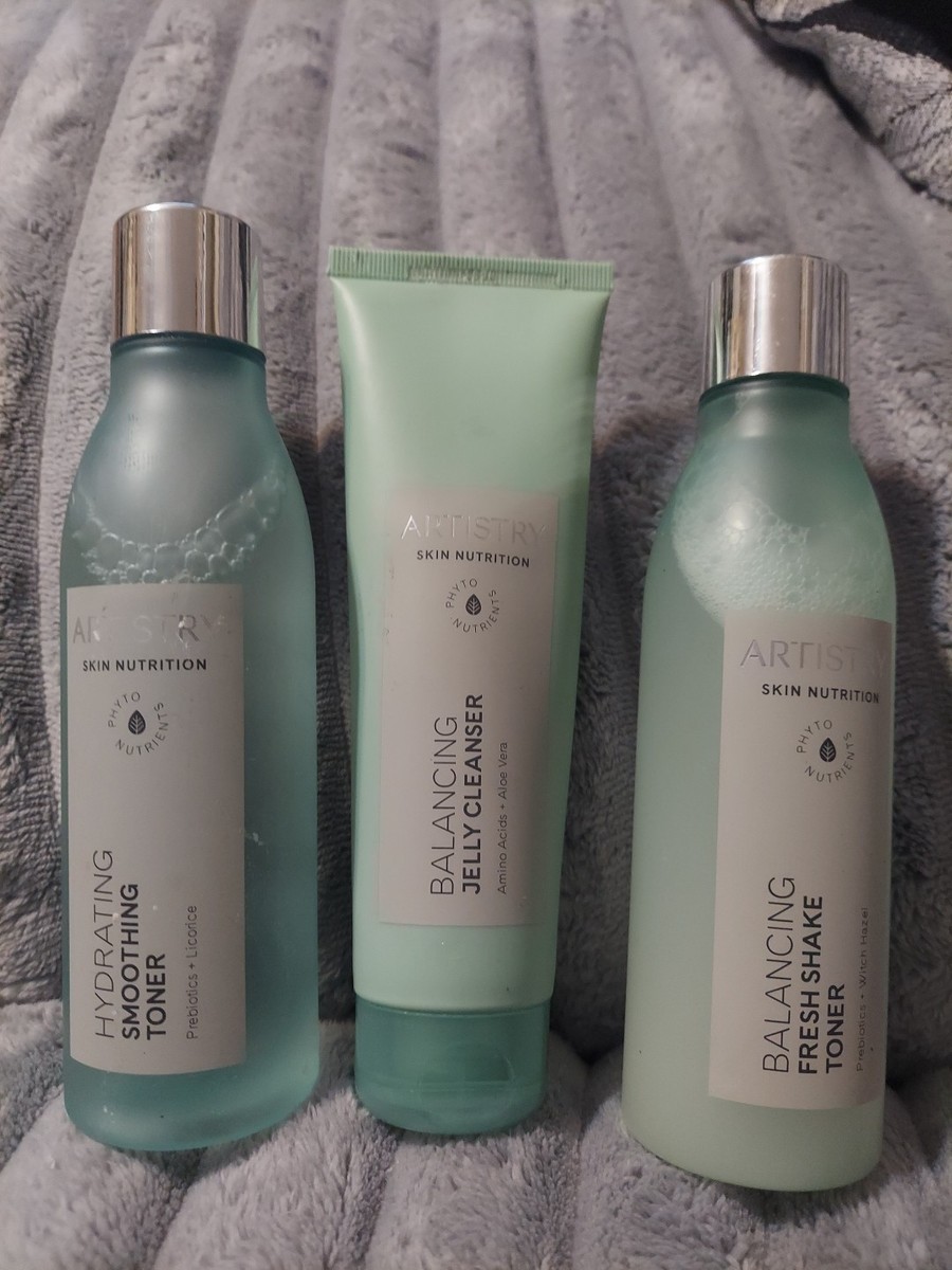 Artistry skin nutrition Balancing fresh shake, Smoothing toner