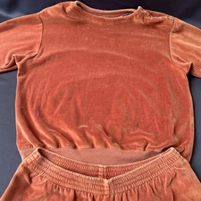 Vintage Liz Claiborne Brown jumpsuit Large button front wide leg long sleeve