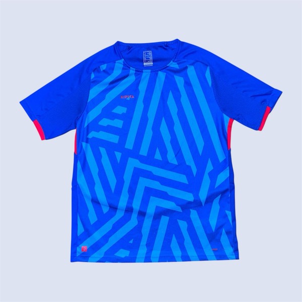 Kipsta Football T-shirt Viralto Axton Blue/Turquoise Size 14-15, 172cm 
