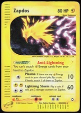 Zapdos - H32/H32 - Pokemon Aquapolis Holo Rare Card MP on eBay