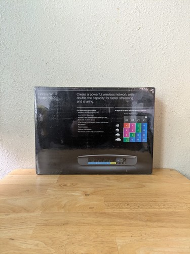 Linksys N600 Dual Band WiFi Router Brand New Factory Sealed - Afbeelding 3 van 5