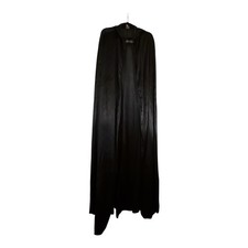 Black Velvet Hooded Cape Cloak
