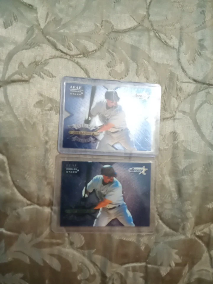 1998 Leaf Rookies & Stars Jeff Bagwell Extreme Measures #0099/1000 #9 Die Cut  - Image 2 of 4