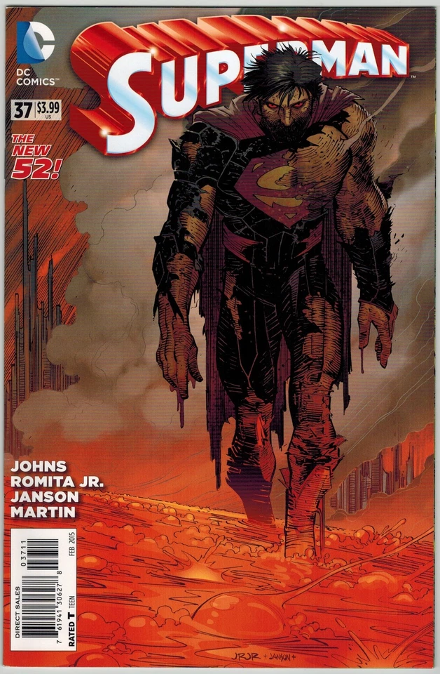Superman 37 DC Comics 2015 VF John Romita Jr. New 52 - Photo 1/1