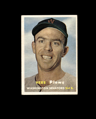 1957 Topps 169 Herb Plews RC VG-EX #D1,401187
