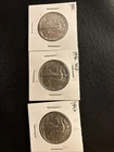 Walking Liberty 90% SILVER  50 Cent. 3 Coin Lot. 1941 1942 1943  Better Grades