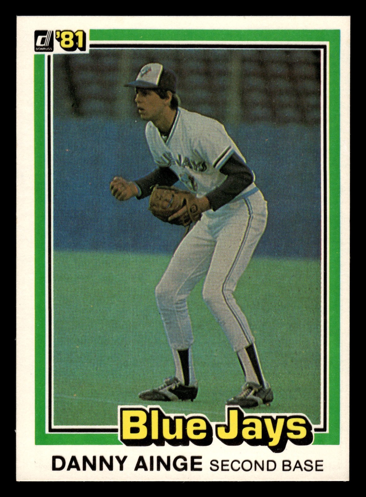 1981 Donruss Danny Ainge #569 Toronto Blue Jays ROOKIE HIGH GRADE