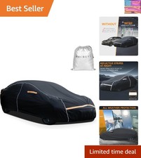 Car Cover Waterproof All Weather,6 Layers Car Covers for Automobiles, Full Ex...