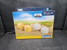 Bruder 02345 Round Hay Bales 4 pieces assorted - New Damaged Box 2345