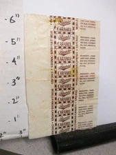 candy bar wrapper 1940s BUNTE caramel Chicago IL