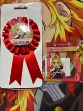 Demon Slayer Ufotable Rengoku Anjuro Birthday Festival 2023 Rosette Acrylic Keyc