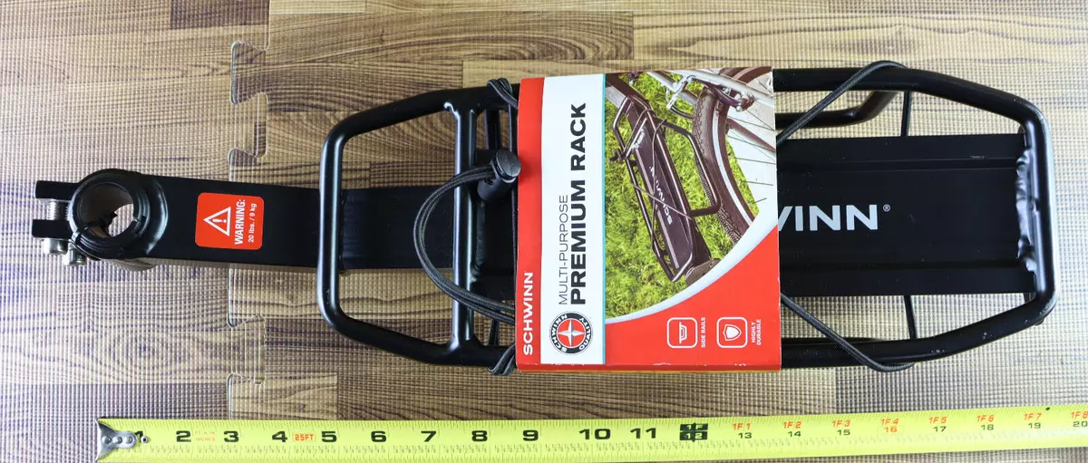 Schwinn Multi Purpose Premium Lightweight Black Bike Bicycle Rack SW75617 2