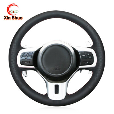 Genuine Leather Steering Wheel Covers For Mitsubishi Lancer Evolution EVO X 10