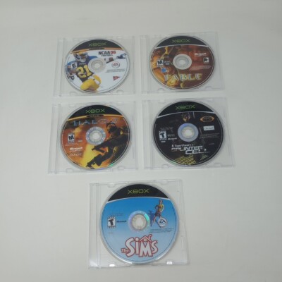 Lot of 5 OG Xbox Games (Various Titles)-Disc Only