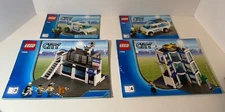 Lego City Instruction Manuals Only 7498 Police Station 4 Books
