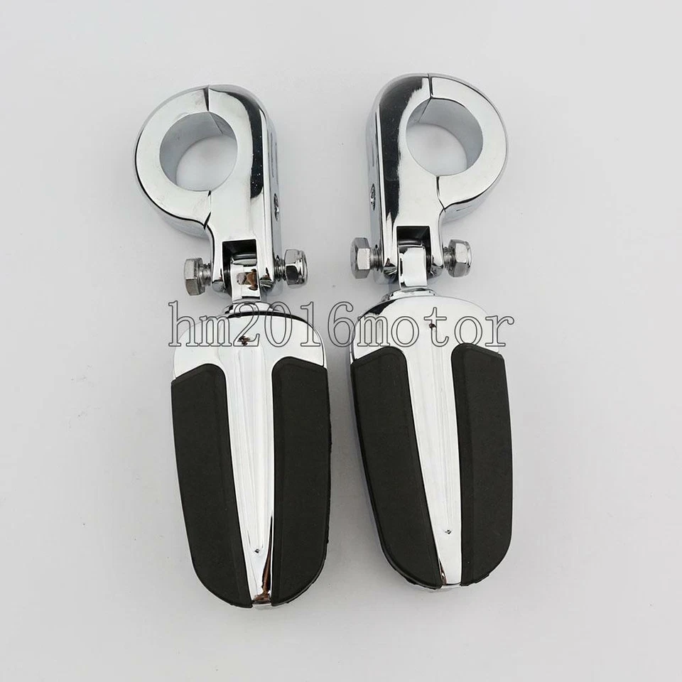 1-1/4" Motorcycle Highway Foot Pegs fit For Harley Davidson Softail Deluxe FLSTN - Изображение 2 из 4
