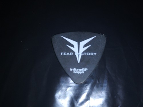 FEAR FACTORY Byron Stroud SYL 2010 Bass Concert Tour GUITAR PICK Metal Band #1