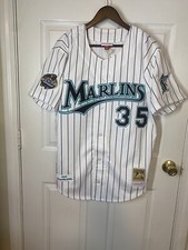 Men's Dontrelle Willis White Florida Marlins 2003 Authentic Jersey