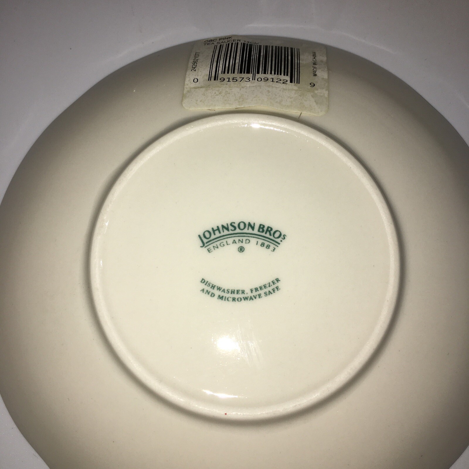 Johnson Bros Old Britain Castles Kenilworth Castle Tea Saucer 5.5" Pink