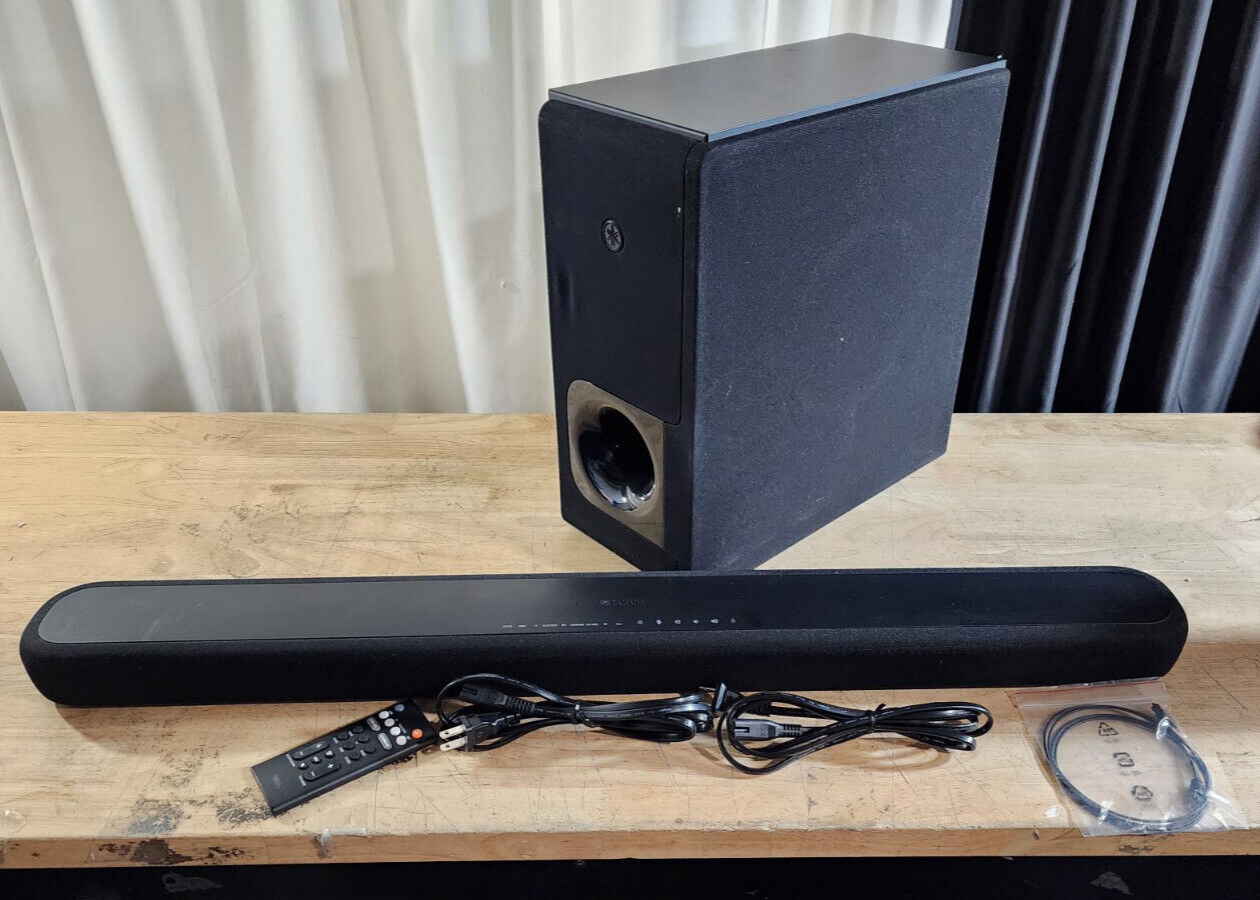 Yamaha Sound Bar & Wireless Subwoofer Bluetooth ATS2090 Black W