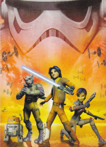 CARTE AUTOCOLLANT TOPPS STAR WARS REBELS THE REBELS HEROES #18 RC recrue CARTE NEUVE COMME NEUF - Photo 1/2
