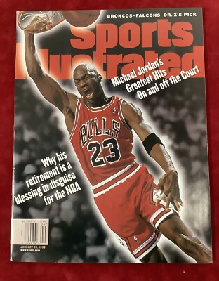Michael Jordan Sports Illustrated Magazine 1/25/99 Newsstand No
