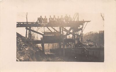 J35/ Western Pennsylvania RPPC Postcard c1910 Coal Mining Miners 187
