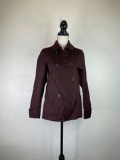 Everlane Women's Burgundy Trench Short Jacket Sz Xs