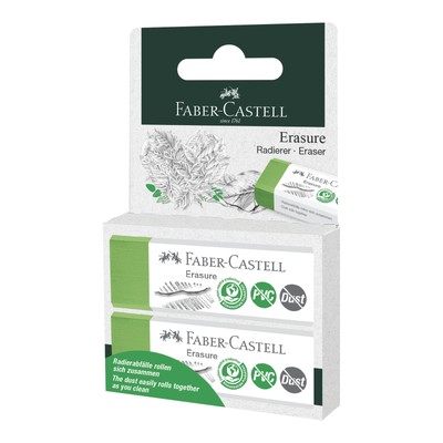 Radierer Erasure PVC-frei & Dust-free BK