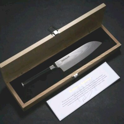 Professional Chefs Knife AUS-10 Forged Steel Knives Authenticity Certificate 