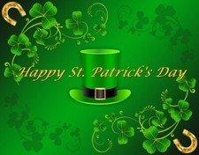 St. Patrick's Day Edible Cake Topper Decoration