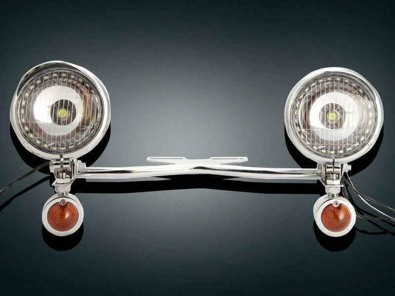 Passing Turn Signal Light Bar For Kawasaki Vulcan 750 800 900 1500 1600 1700 200 — 第 2/4 张图片