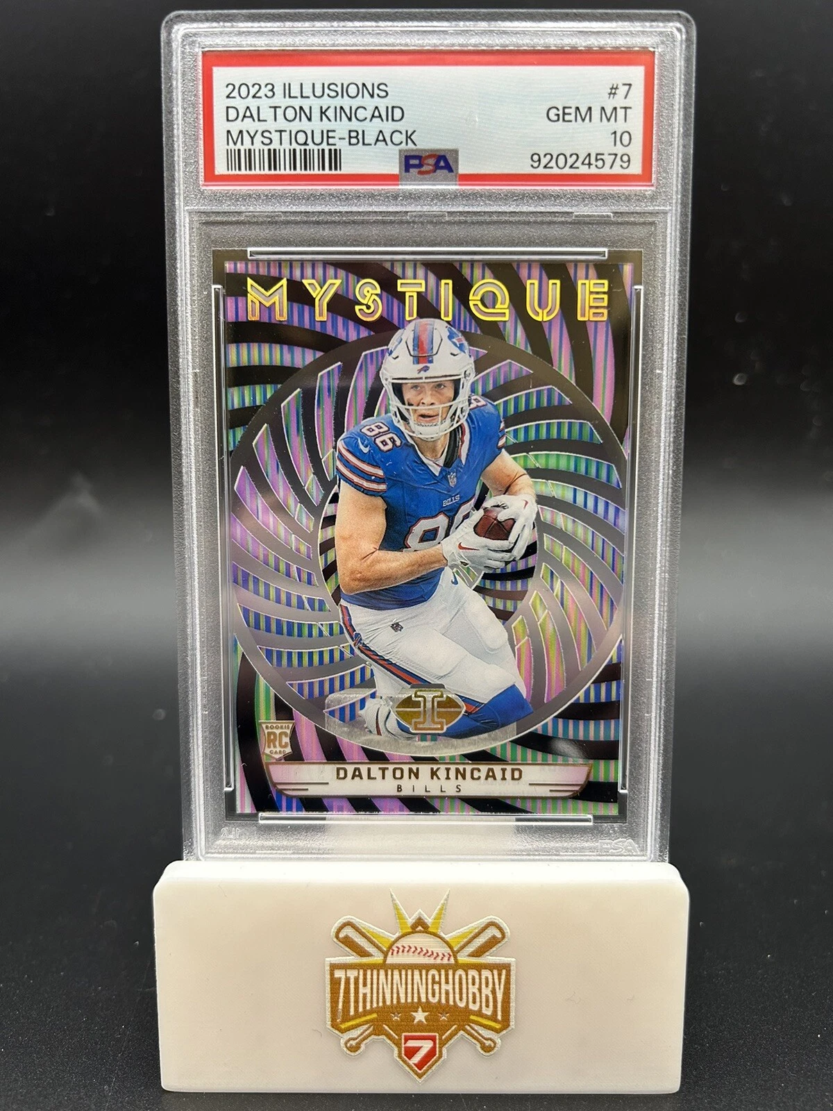 Dalton Kincaid Panini Illusions Mystique #7 Black