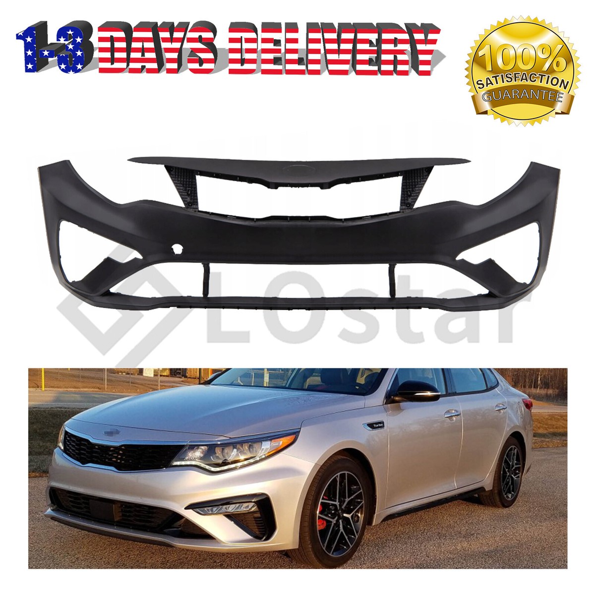 kia 様 Front Bumper Cover Primed For 2019-2020 Kia Optima K5 Korea Built