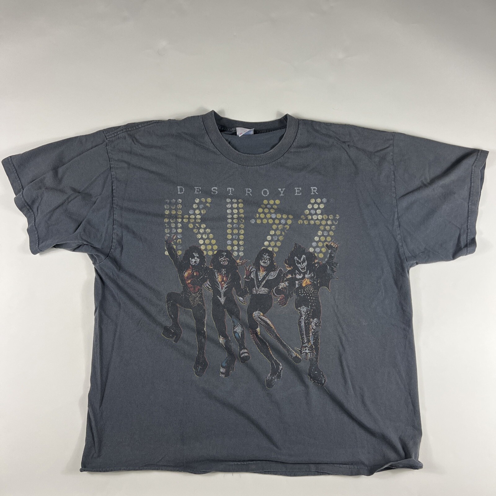 2007 Kiss Band Shirt XXL 30 Years Of Destruction Gem