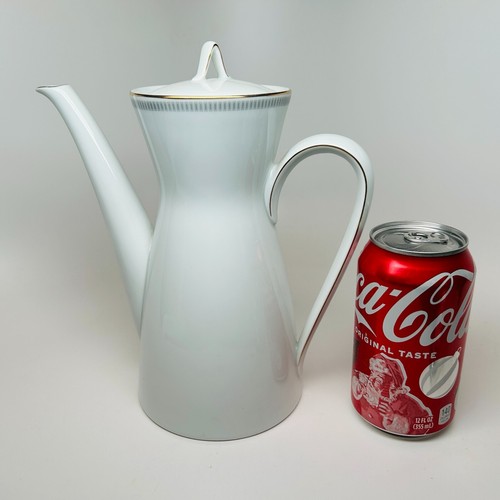 MCM ROSENTHAL Continental R962 MODERNA Forma 2000 CAFETERA BLANCA Y TAPA Alemania - Imagen 8 de 8