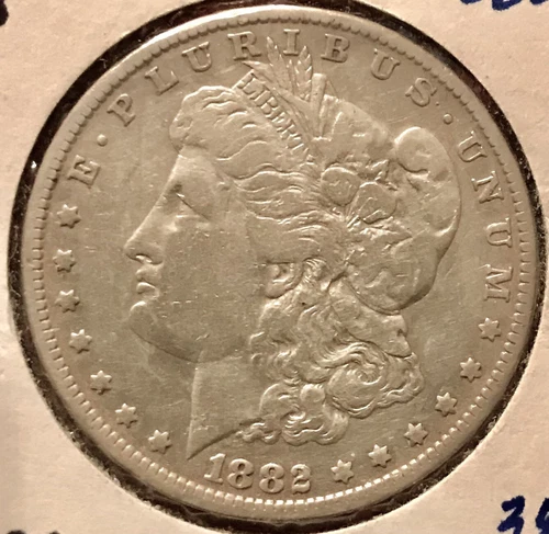 NICE EF 1882 MORGAN SILVER DOLLAR $1 SET FILLER CIRCULATED